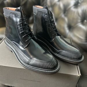 Vintage Foundry Co. Black Leather Men's Boots